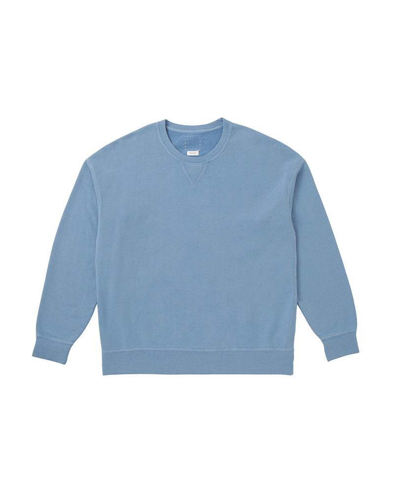 VISVIM JUMBO SB SWEAT L/S DMGD サイズ2 Visvim JUMBO SB SWEAT L/S DMGD (Lt. Blue) - UNION LOS ANGELES